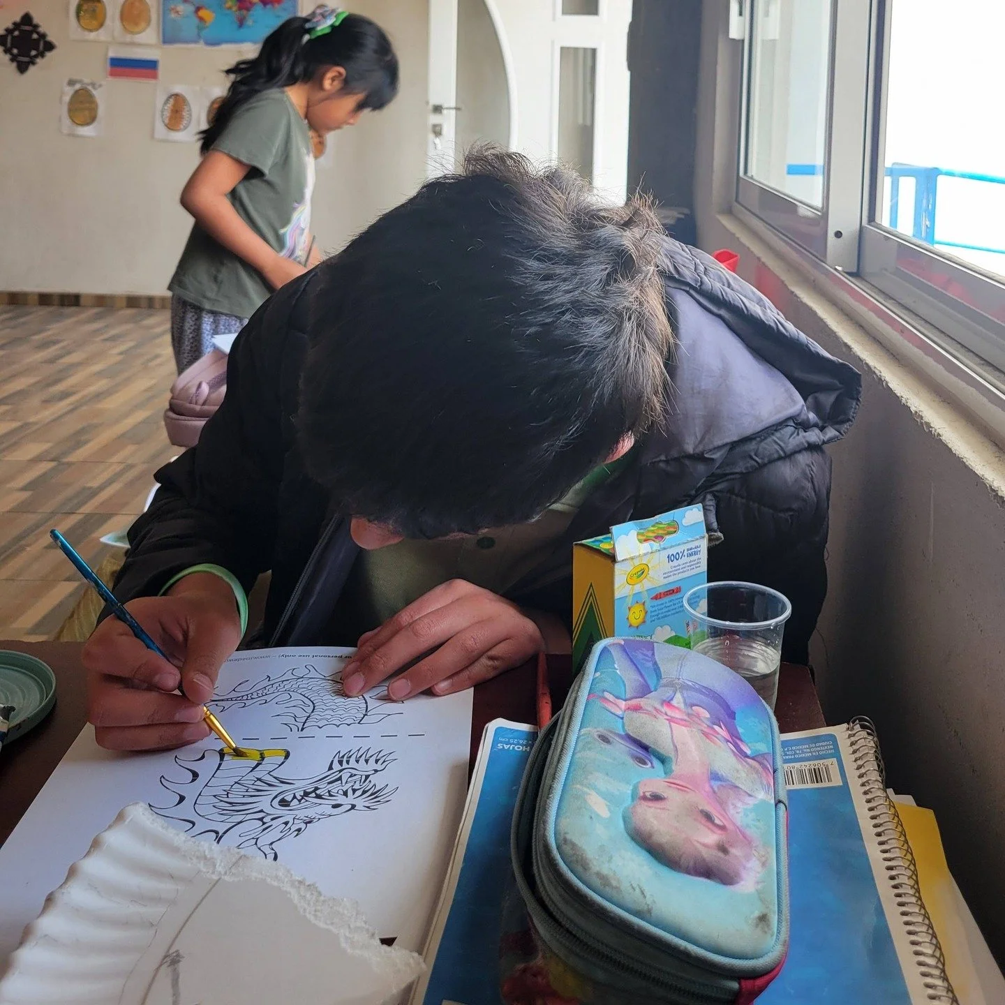 We began session 4 of art and culture today with a class on lunar new year in China, specifically the part dragons play in the festivities.