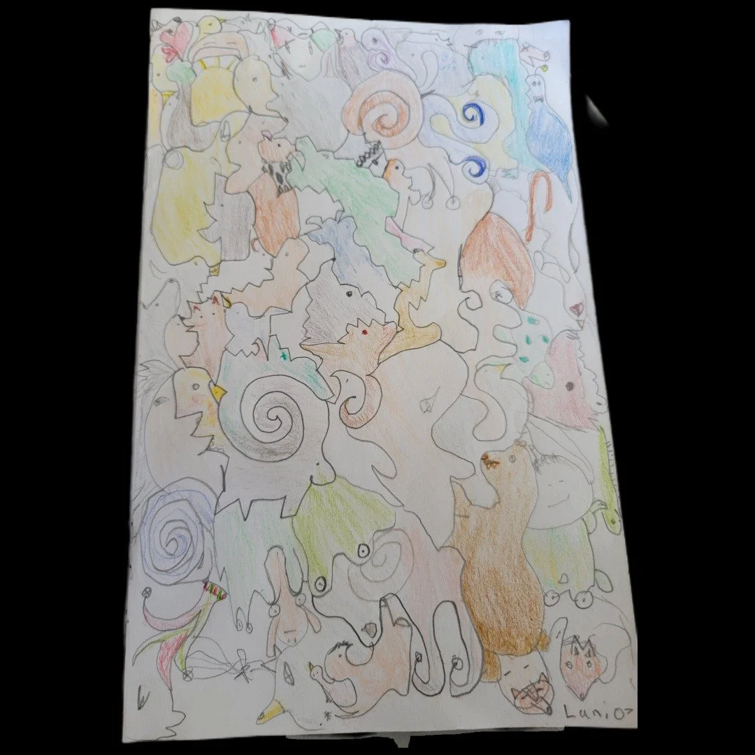 #portlandartmuseum Lani's drawing