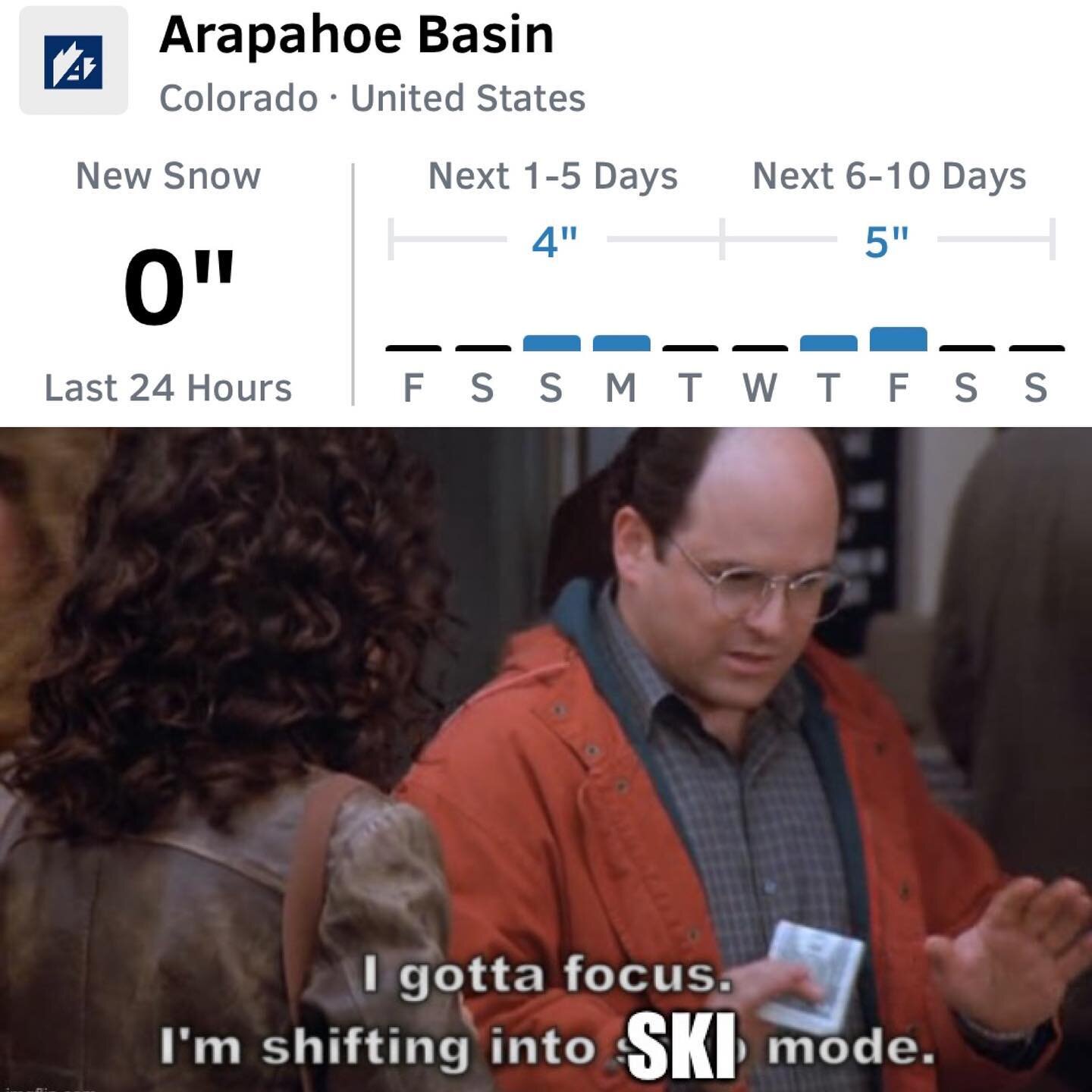 @arapahoe_basin opening this weekend. Sunday is the day!

#openingday #skiseason #winter #abasin #arapahoebasin #ski #thealpineathlete #skiing #snow #colorado #skithelegend