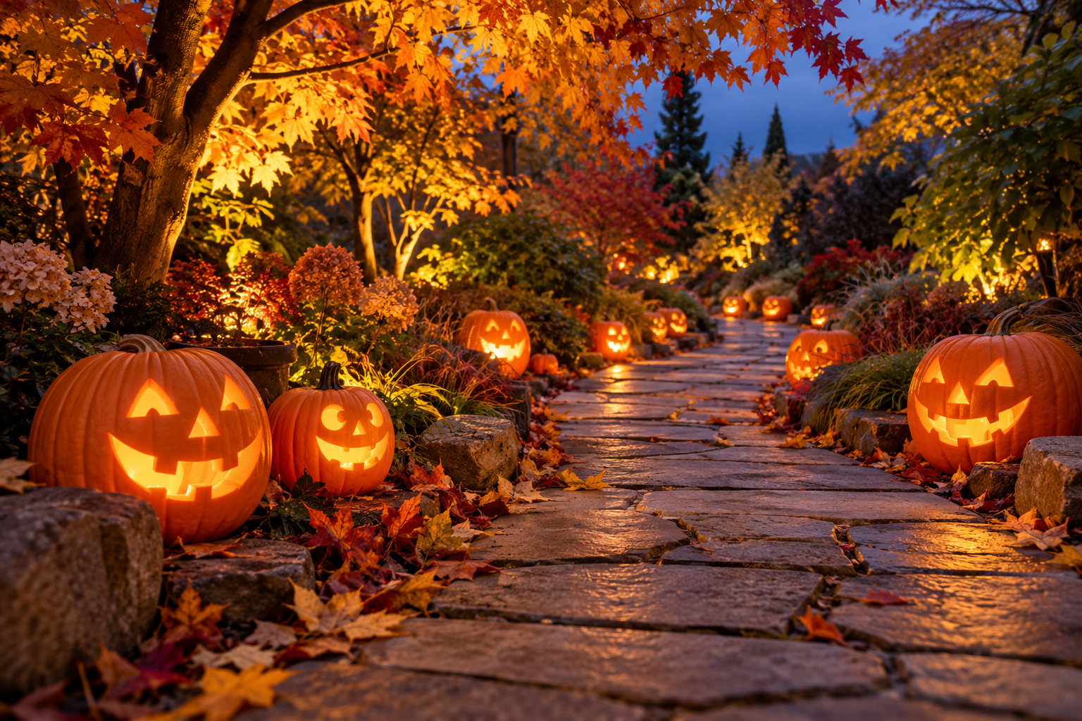 Autumn twilight jack-o'-lantern path-6.png