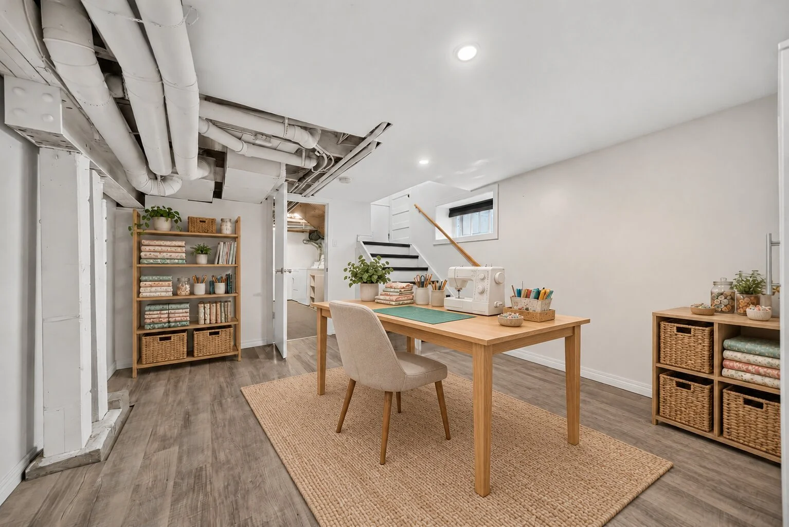 Craft desk centered in the room.jpg