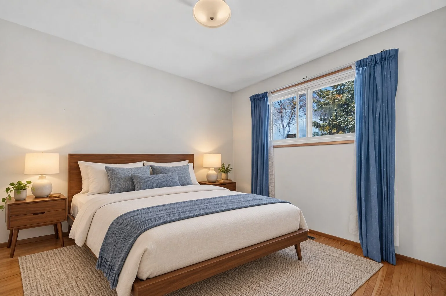 Mid-century walnut bedroom staging.jpg