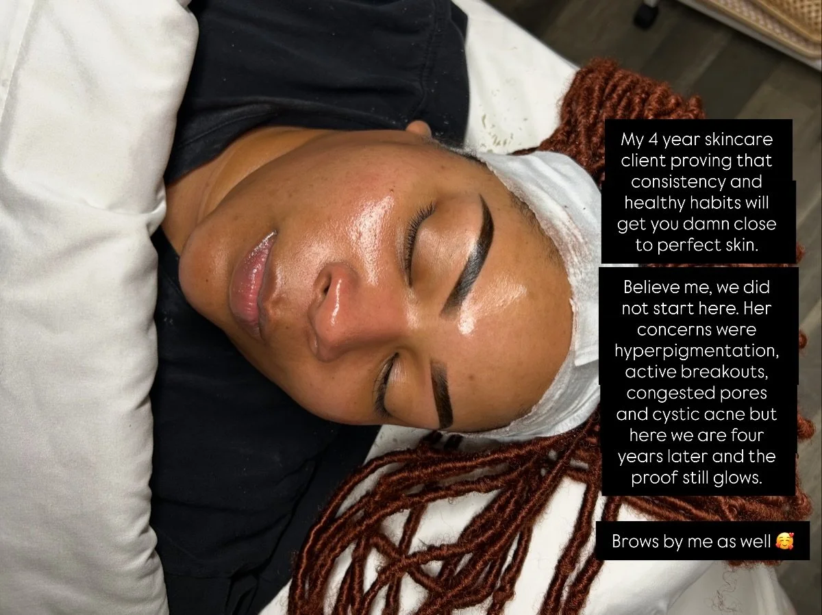 SKIN + BROWS by Morgan ✨ You&rsquo;ll love the results because I love what I do 🥰

Book by website or call/txt 682-549-9222. 

See you soon 

Www.queenlybeautyspa.com

This clients gets the dermaplaning brightening treatment + Luxe Brow Henna*** $21