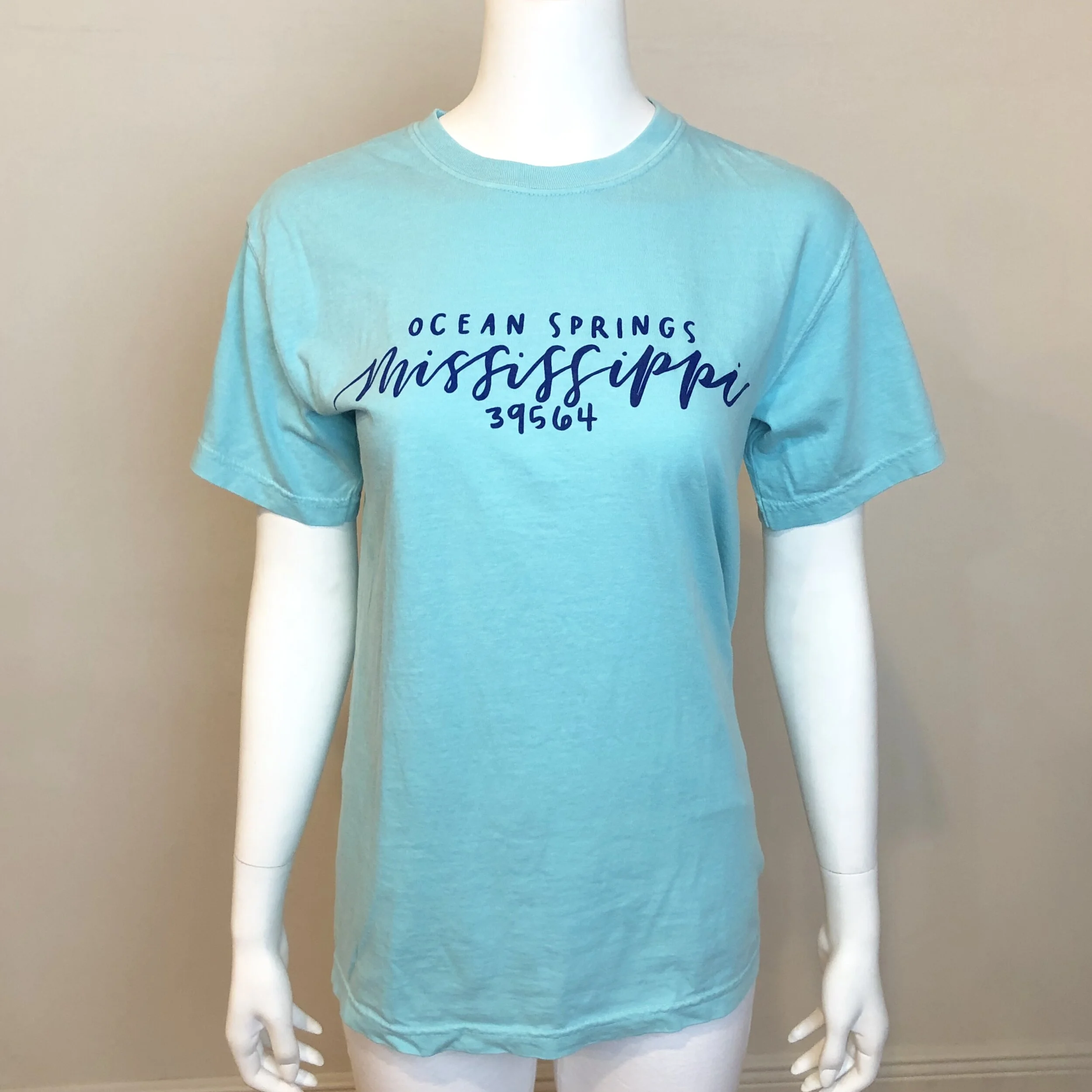 Zip Code Short Sleeve Tee/ Chalky Mint