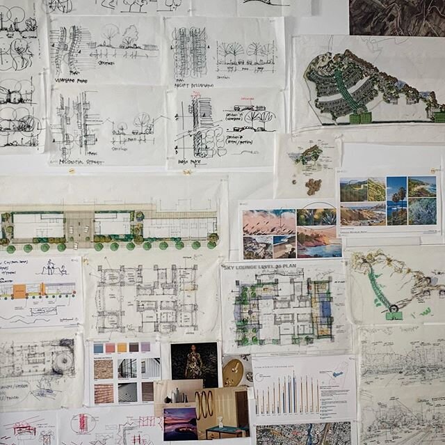 Design isn&rsquo;t always glamorous, in fact it can be downright messy. Embrace the chaos and channel it through a process to bring order and beauty. #duaneborderdesign #landscapearchitecture #designprocess @bmla_inc