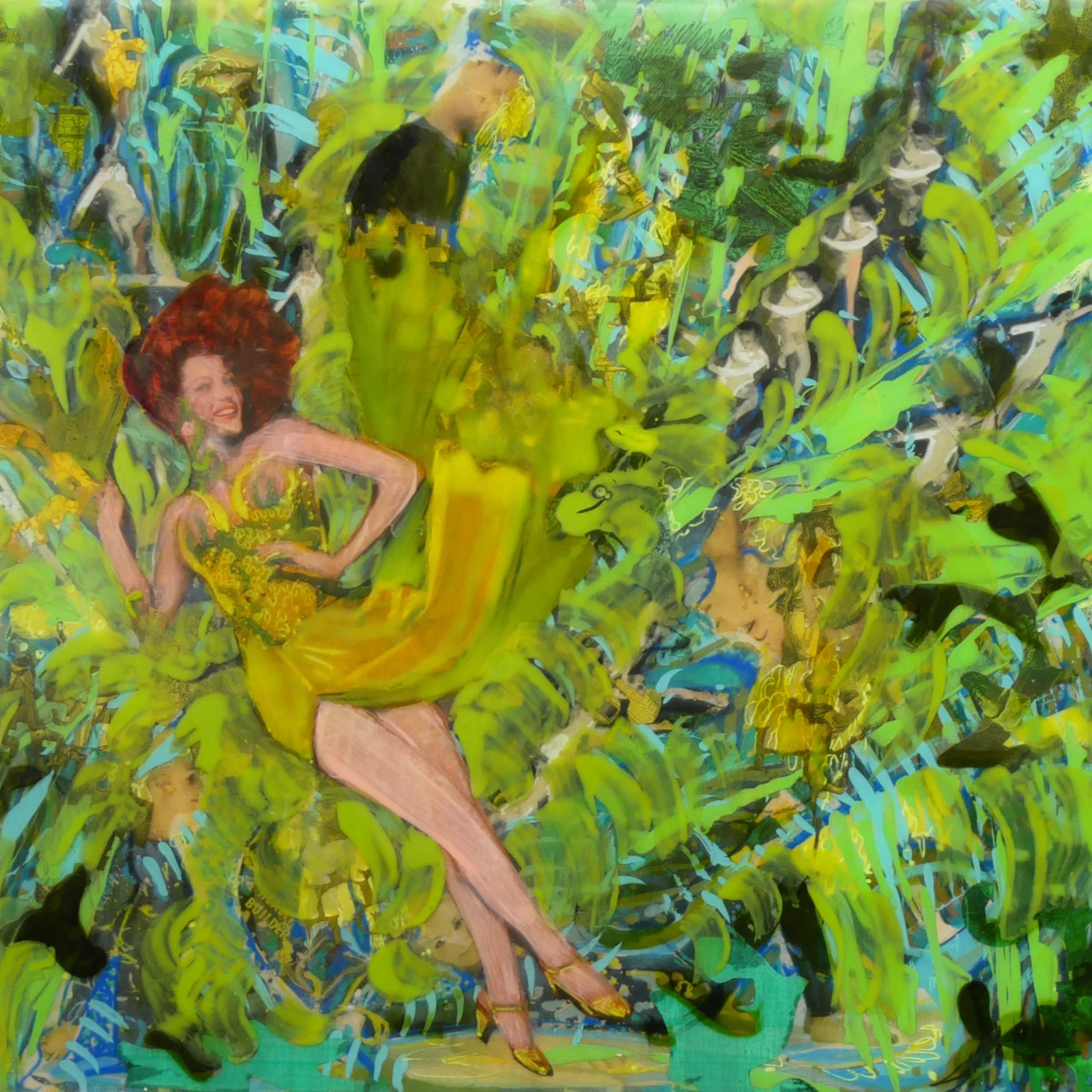 "Neptune's Nymphs" / 12" x 12" / $400