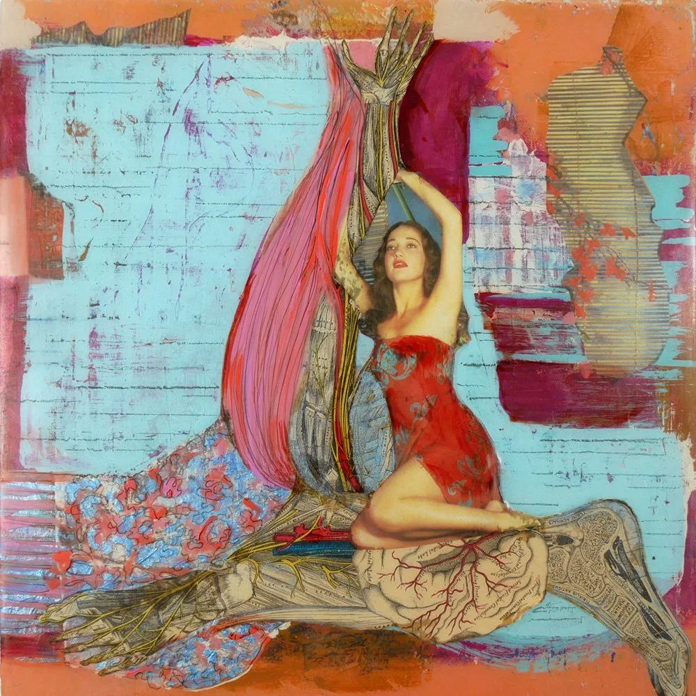 "Aphrodite's Heel" / 12" x 12" / $400