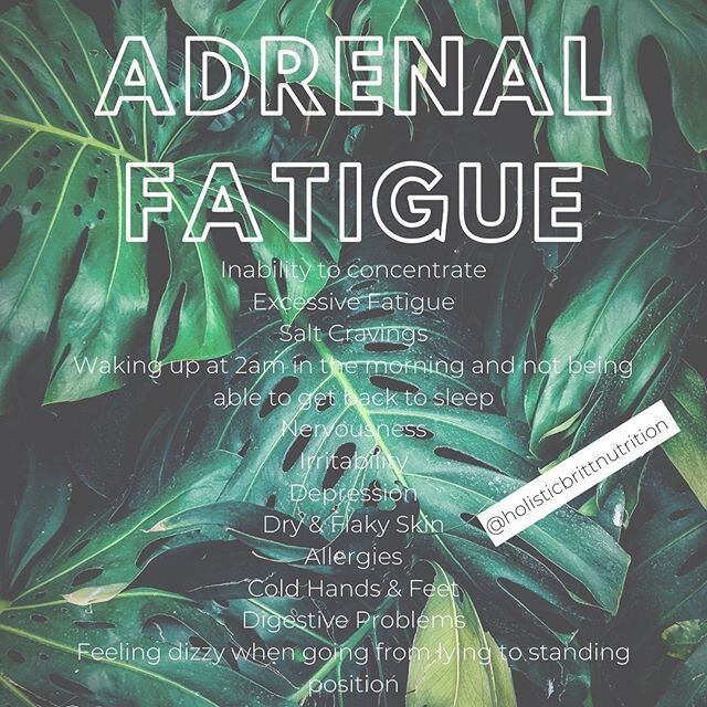 Stay tuned for this weeks Blog post! I will be talking all about stress and it&rsquo;s influence on our body systems!

Adrenal fatigue occurs as a result of chronic stress and adrenal insufficiency. We&rsquo;re going to be talking all about cortisol 