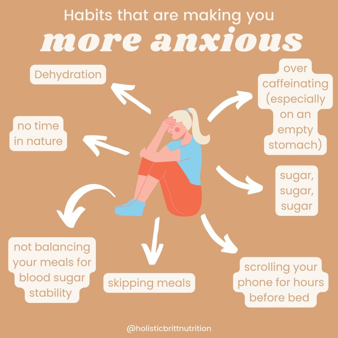 These daily habits definitely are NOT helping your anxiety! 

This week on the podcast I chat about these in detail AND THEN SOME! 

Click the link in my bio to listen (or the link below), and don't forget to leave a rating and review! 

https://podc