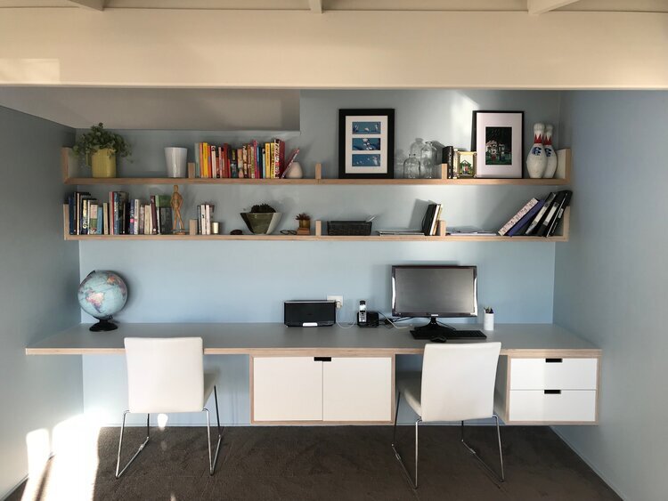 Diy Home Office And Desk Design, Long Office Desk For Home
