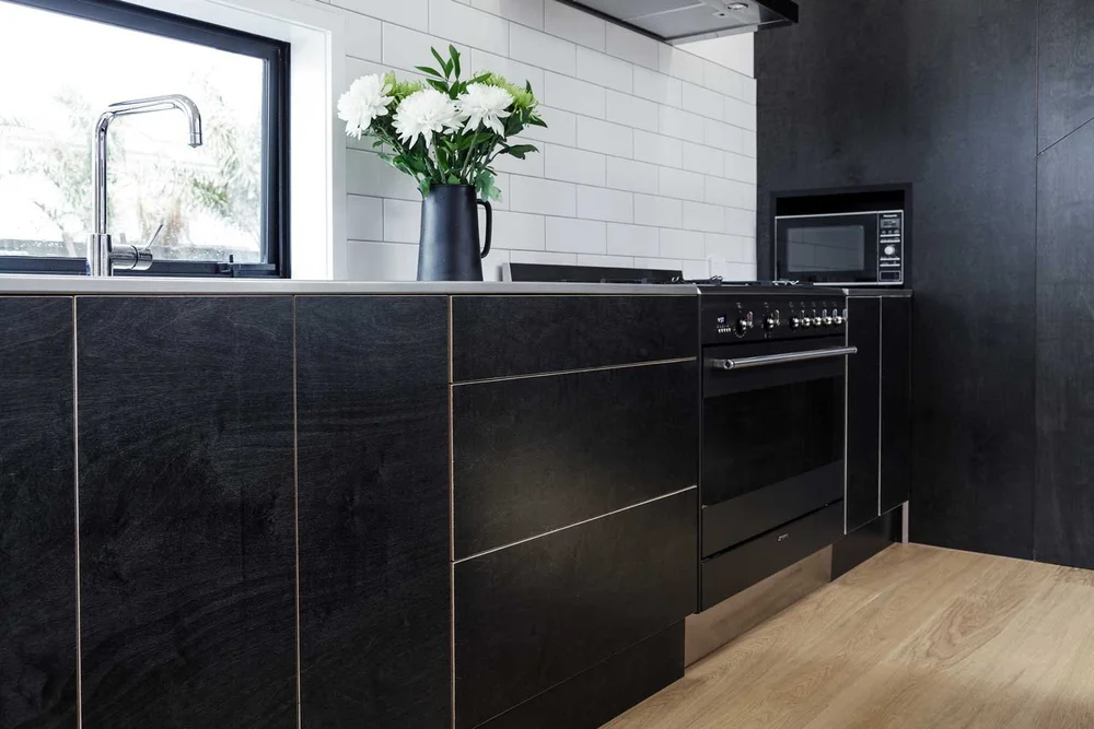 Textured Black Ply and Tile