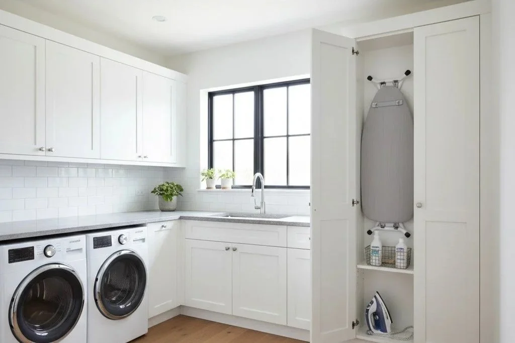 Custom Cabinetry Solutions For Ironing Boards & More | Cutshop NZ