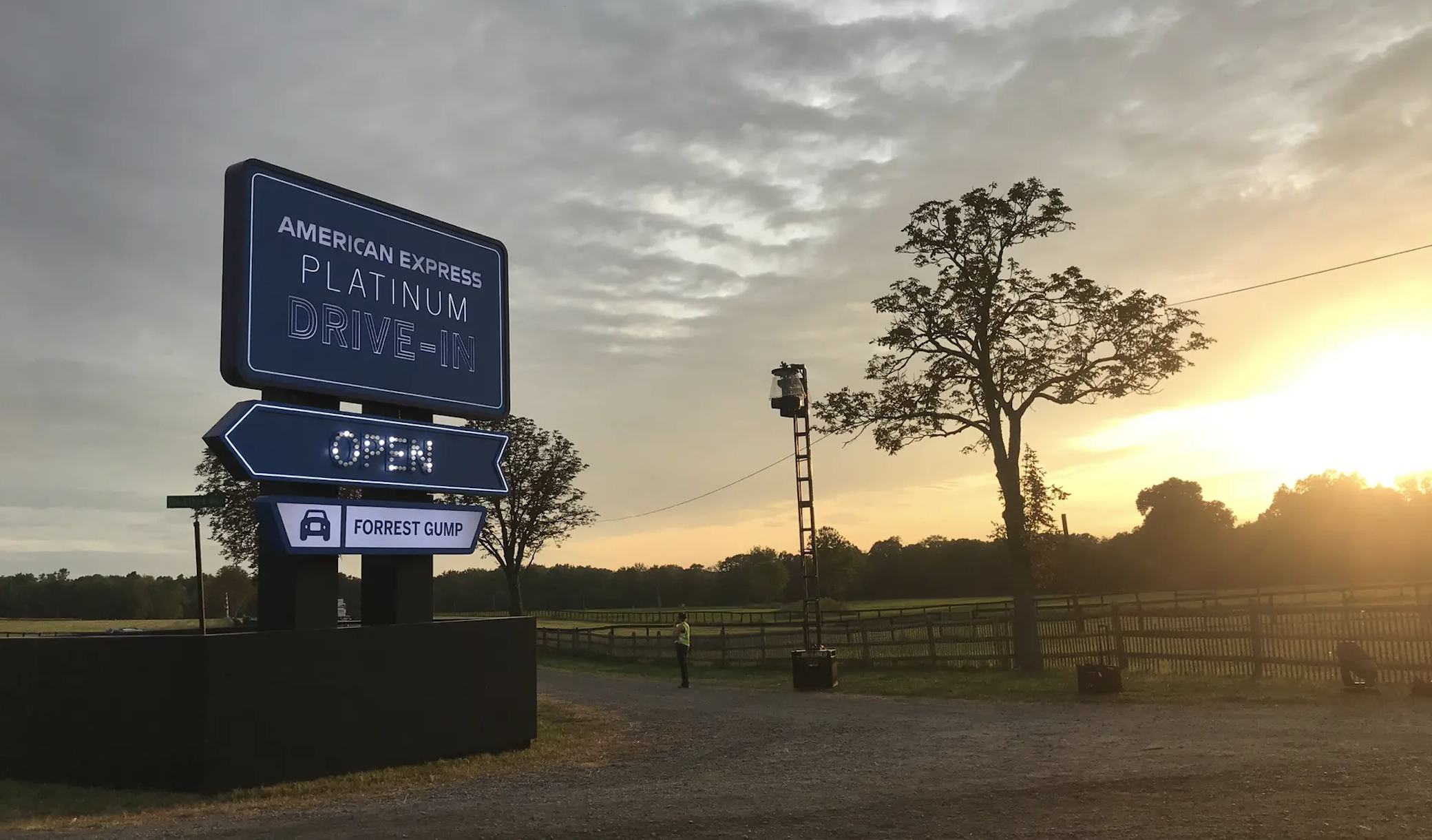 Amex Drive In Experience