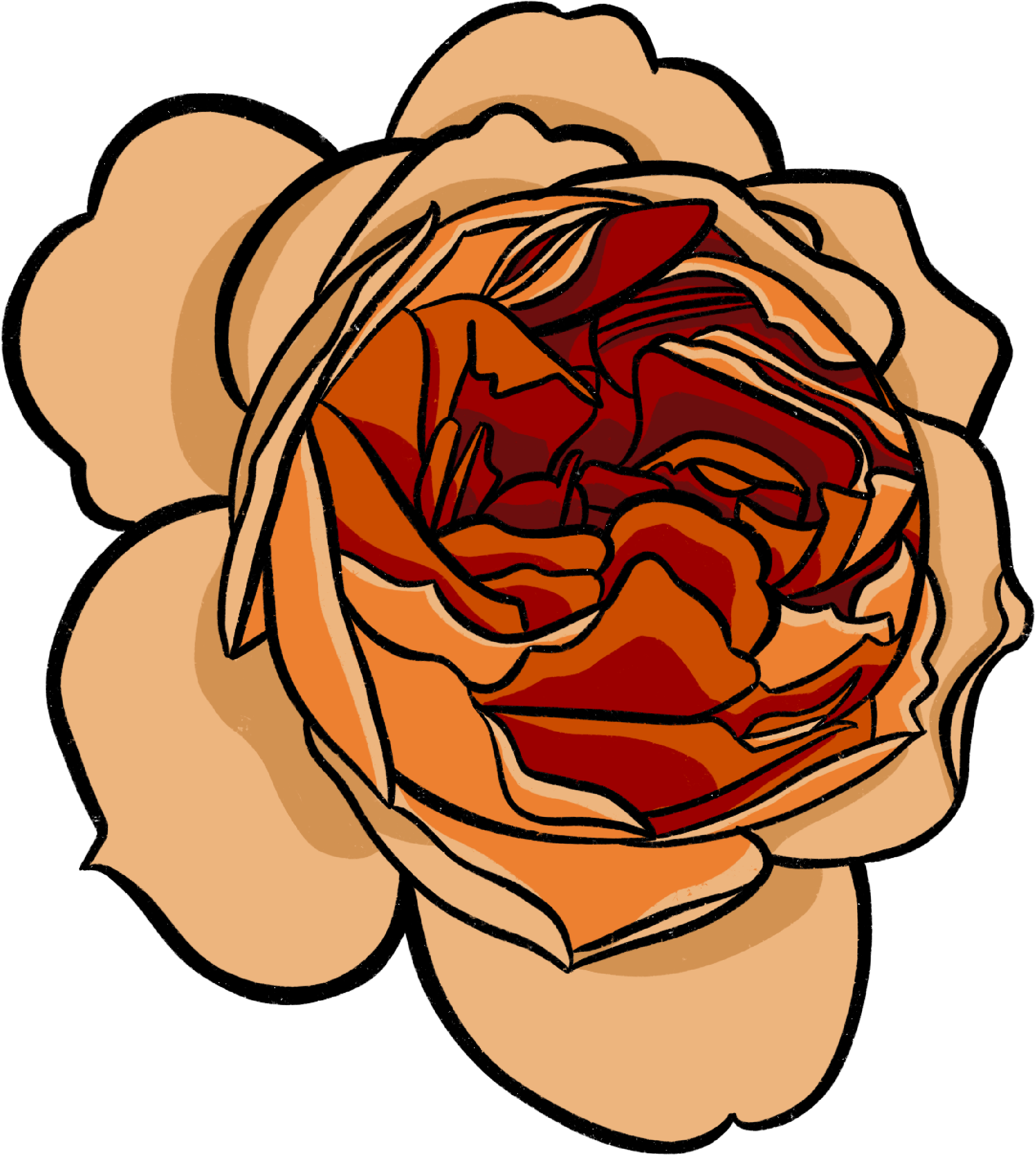 tan red flower sticker.png