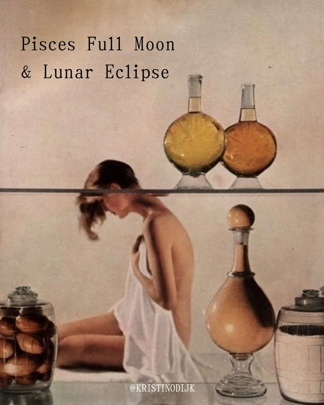 Your lunar wellspring awaits, where you are one with everyone, safely swimming in your mystical depths. Possessing shared wisdom beyond your understanding. Open your mind and feel that. Drink it up. These waters are rich.
The light is dim but this e