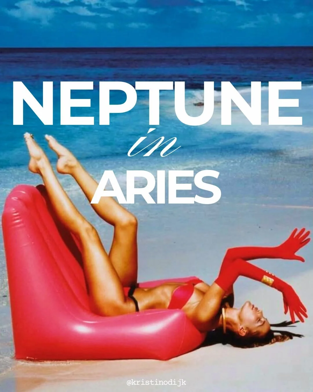 The muse incarnates.

After 11 years of swimming in sensitivity and gestating in Pisces&rsquo; metaphorical womb, dreamy, ethereal Neptune has broken its waters and emerged into the fiery, action-oriented world of Aries.

Even in this me-centric spac