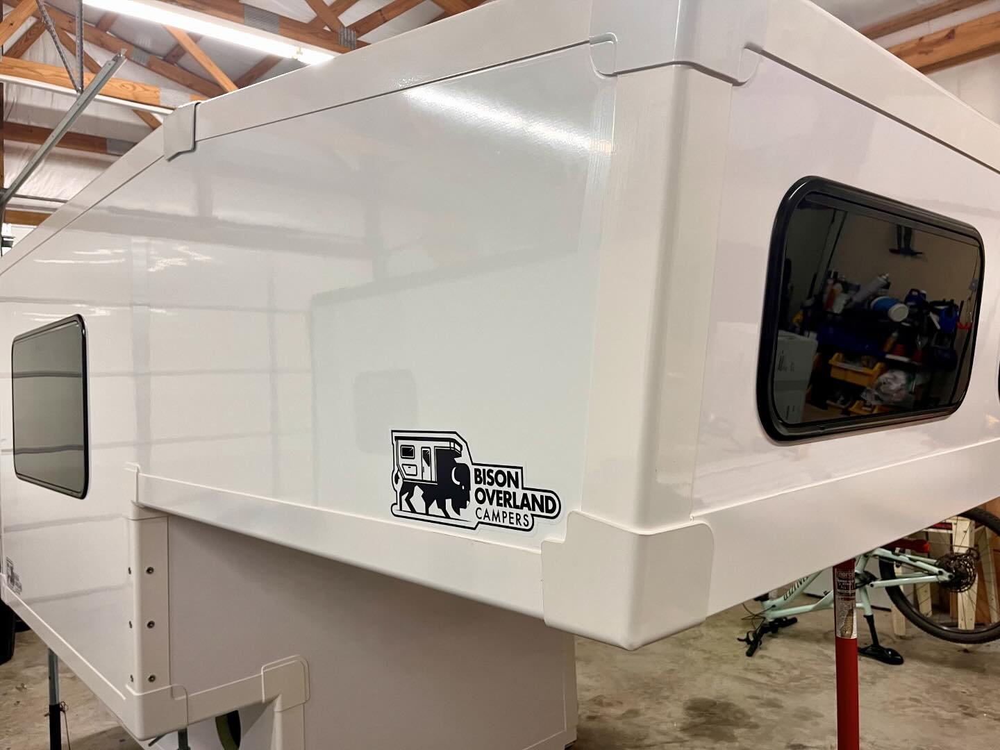 Check it out! Another Slide-In wrapping up and headed to Oregon! Do you like our new Flush Windows? Sleek and high quality!