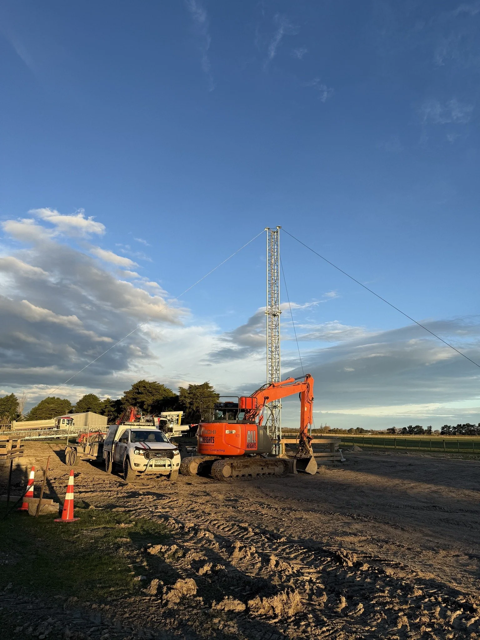 35m Guyed Mast Tower