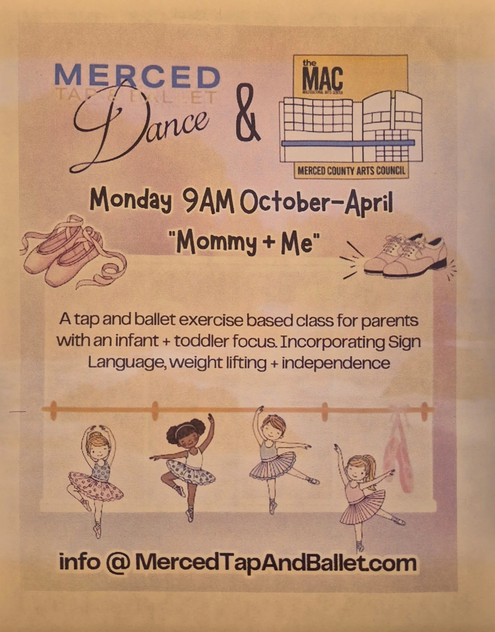 Merced Dance Tap & Ballet - Mommy & Me Class