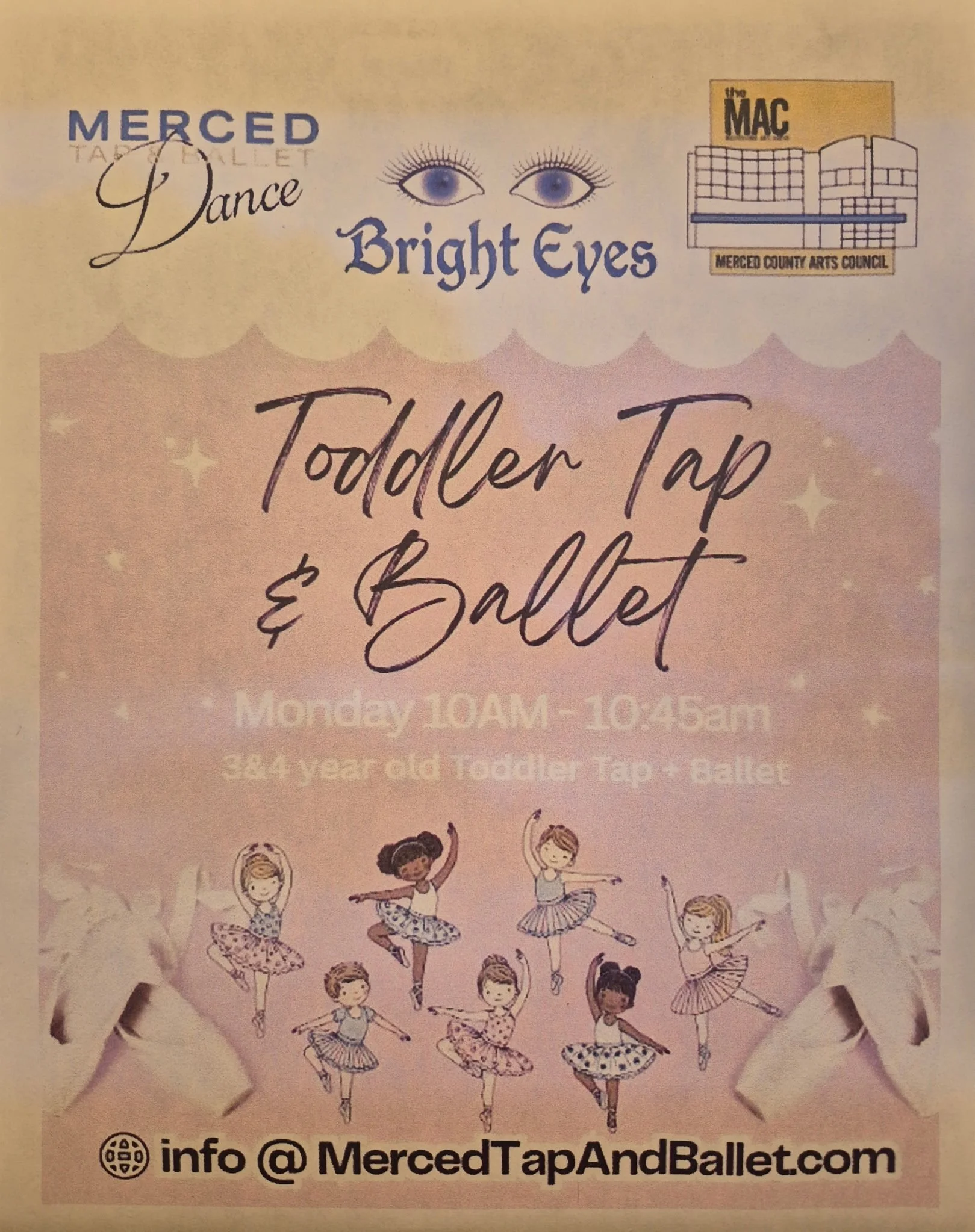 Merced Dance Tap &amp; Ballet - “Bright Eyes” Class