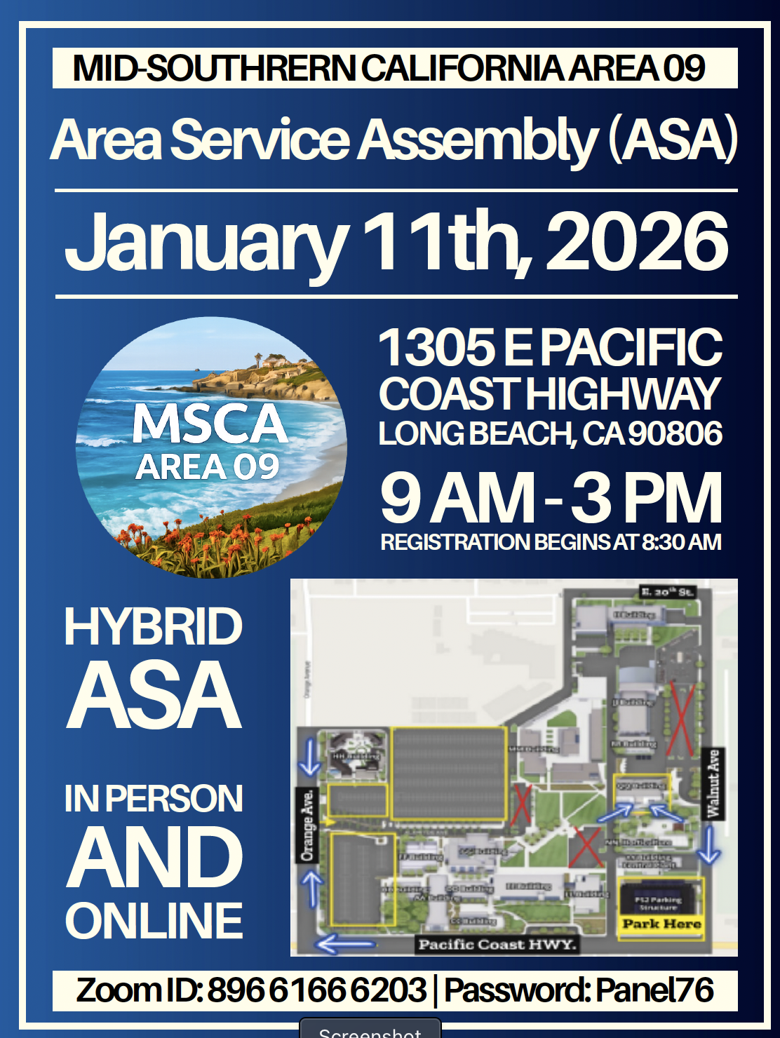MSCA09 Area Service Assembly