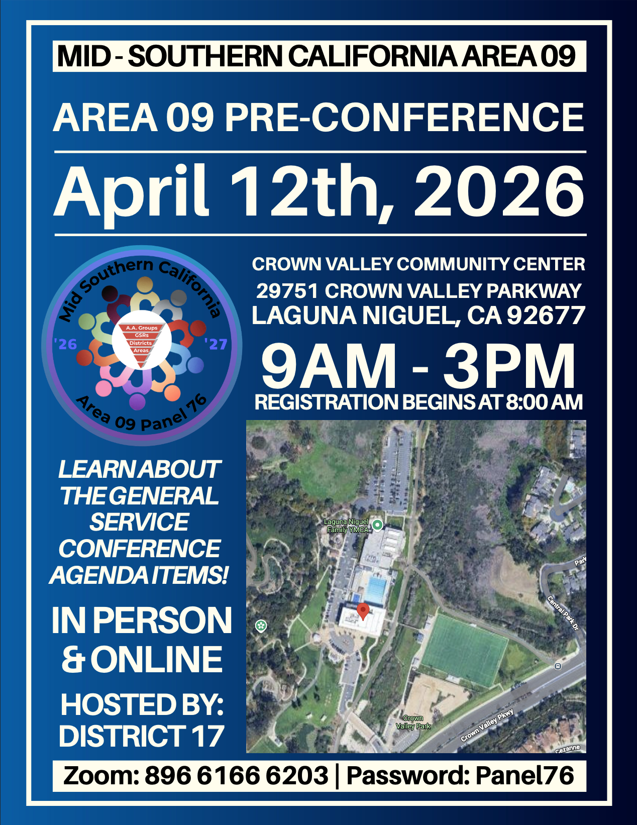 Area 9 Pre-Conference Workshop