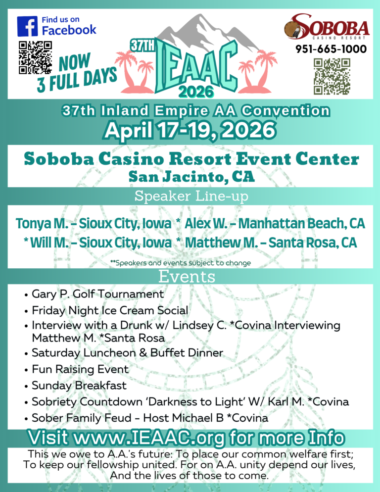 Inland Empire AA Convention