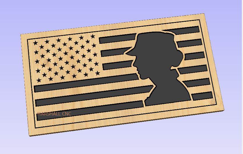 Female Veteran Right Flag — Patriot Nation Designs