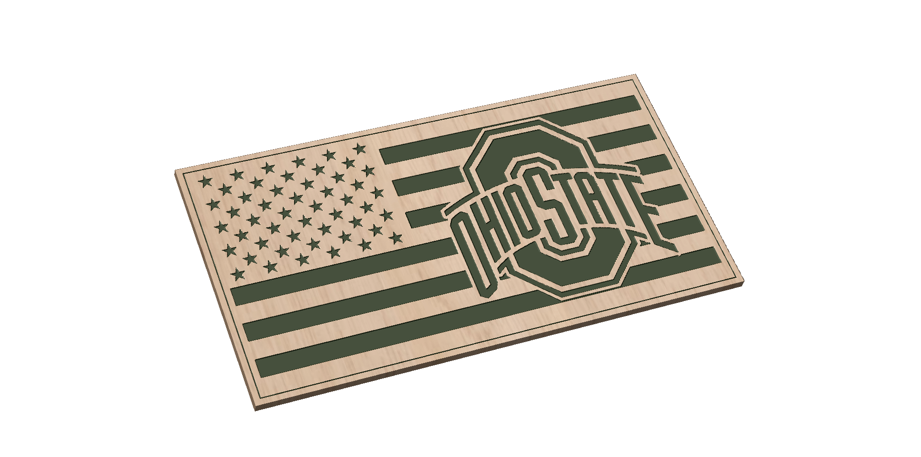 Ohio State Flag Digital Files SVG, AI, PNG, EPS, DXF — Patriot