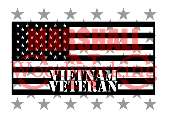 Vietnam Veteran - Double Line Flag — Patriot Nation Designs