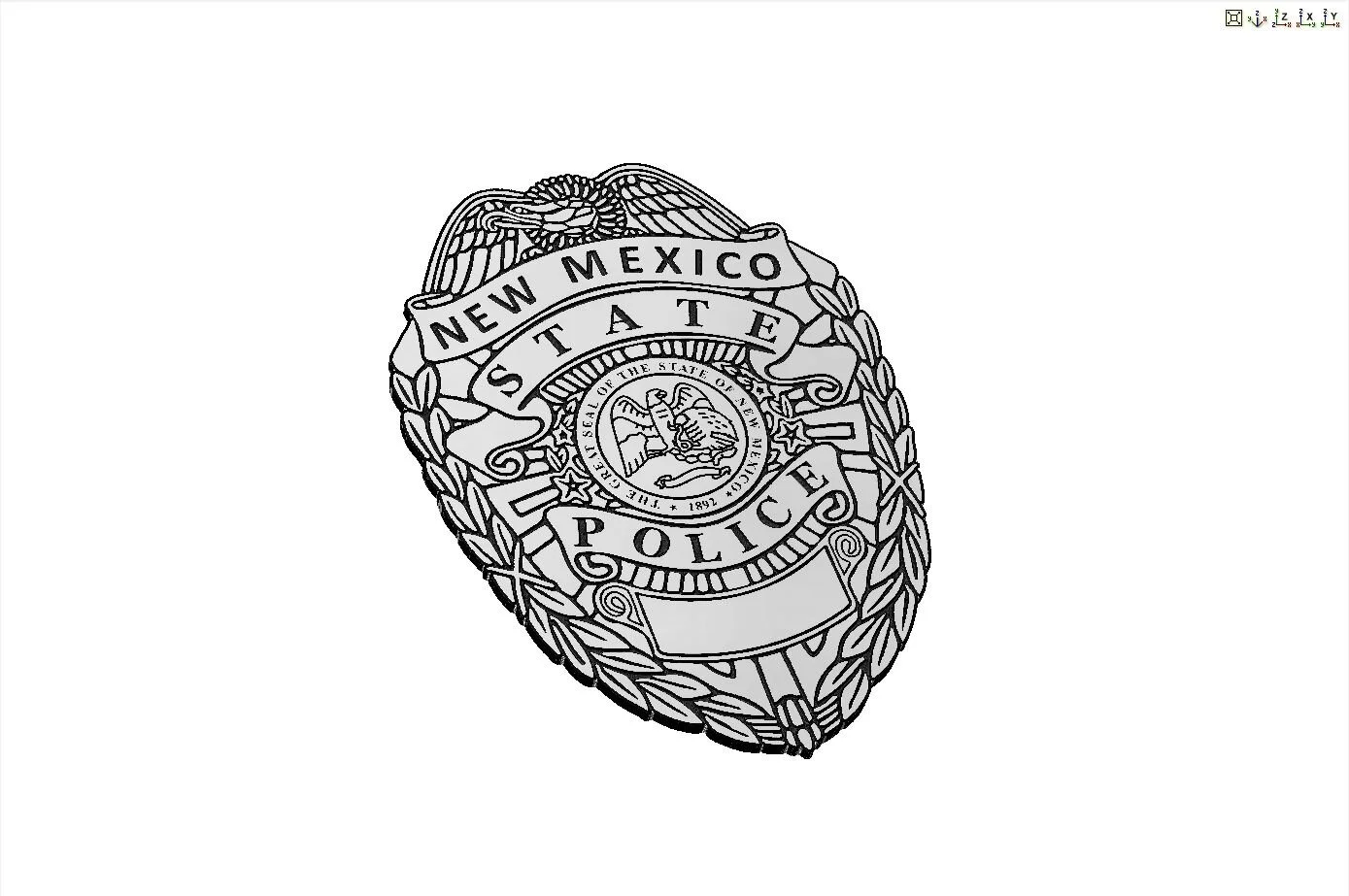 New Mexico State Police Badge — Patriot Nation Designs