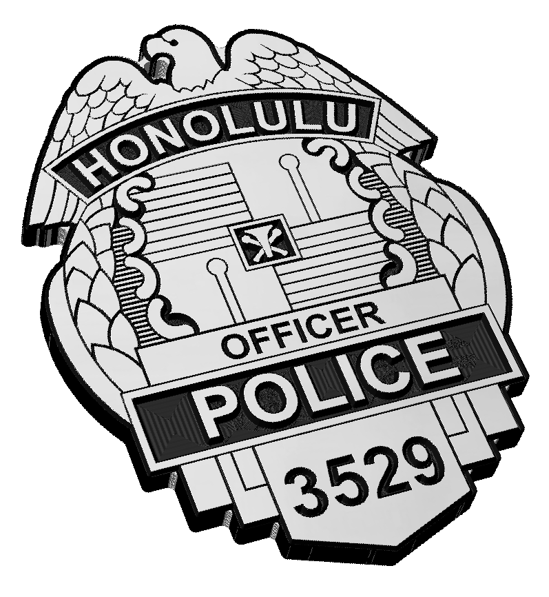 Honolulu Hawaii Police Badge — Patriot Nation Designs