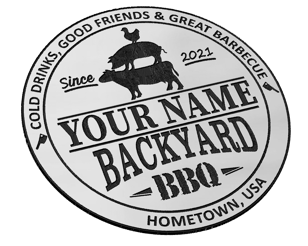 Backyard Barbecue Sign Template — Patriot Nation Designs