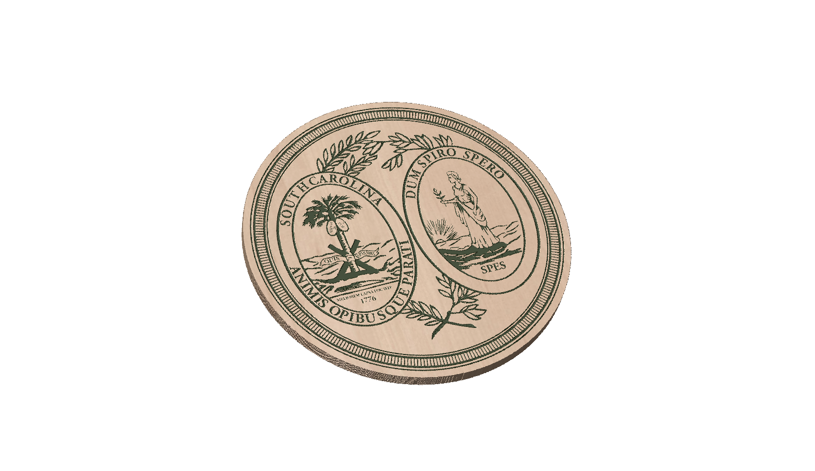 South Carolina State Seal — Patriot Nation Designs