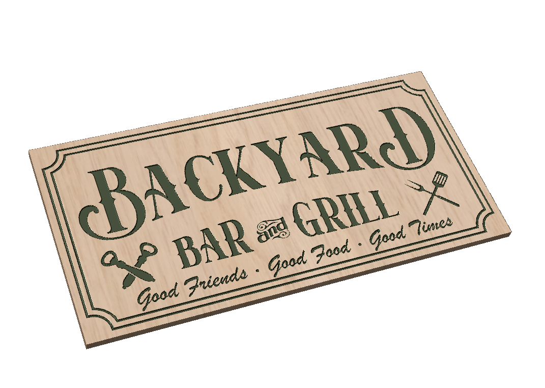 Backyard Bar Sign — Patriot Nation Designs