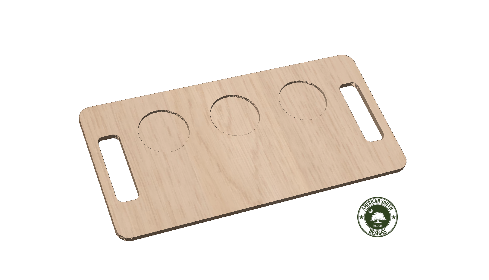 Beer Flight Template 5 12" x 6" — Patriot Nation Designs