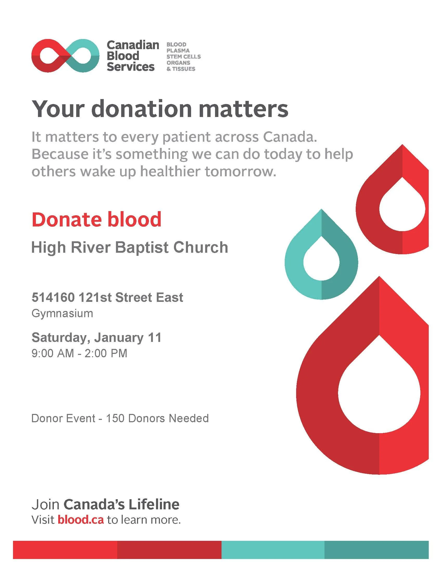 Canadian Blood Services Event