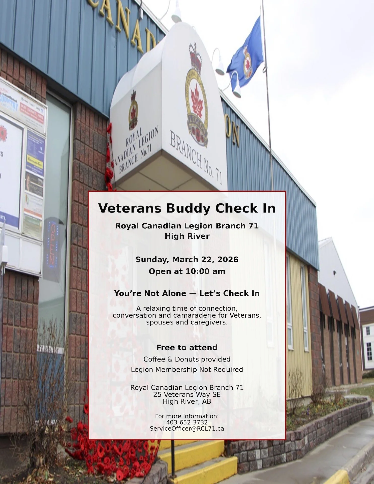 Veterans Buddy Check In