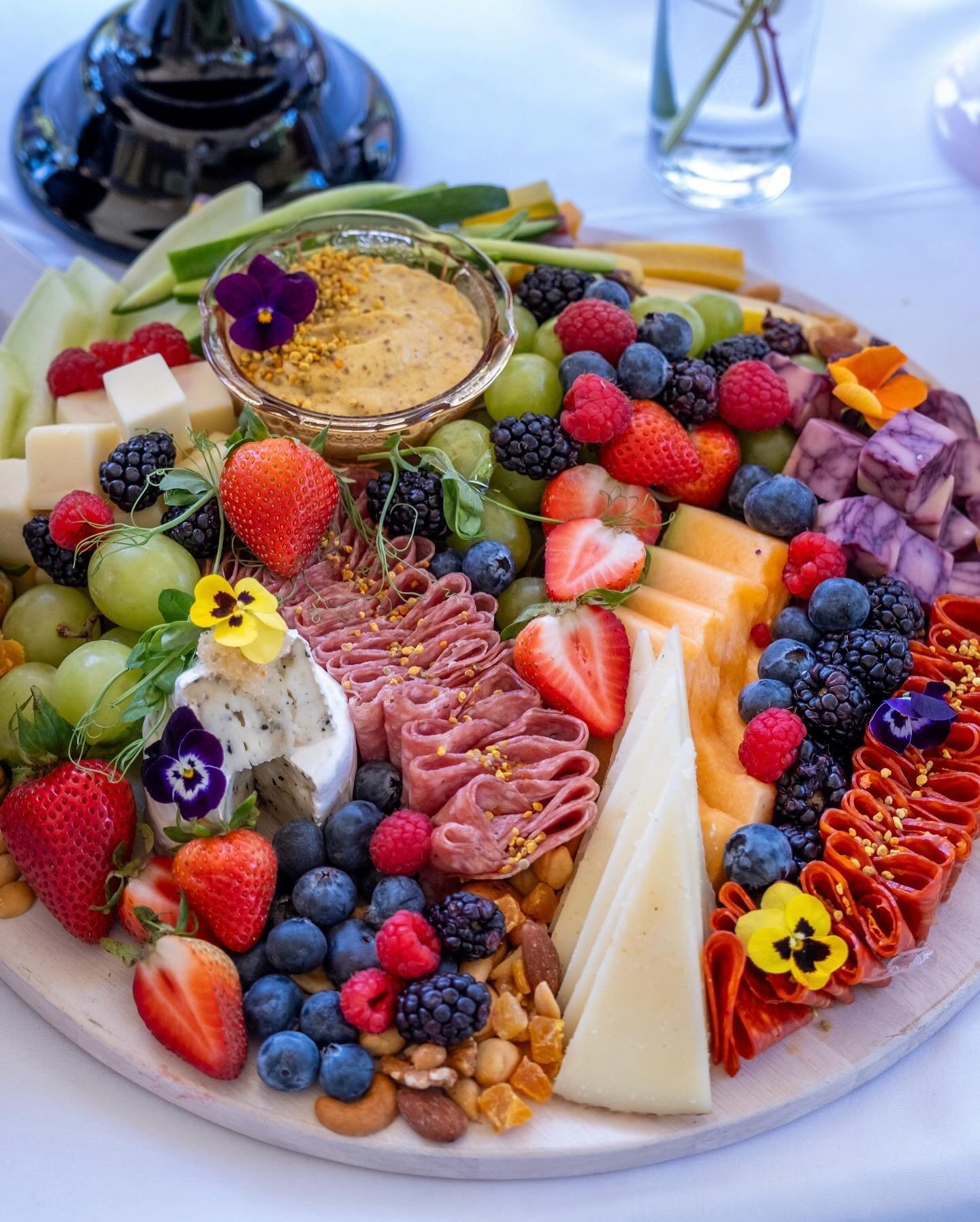 Our grazing boards are just one example of our team&rsquo;s unique artistry. Each board is meticulously assembled by hand. Ask us about adding our bespoke grazing boards to your menu!

 ✨ Let us help with catering for your wedding, corporate event, o