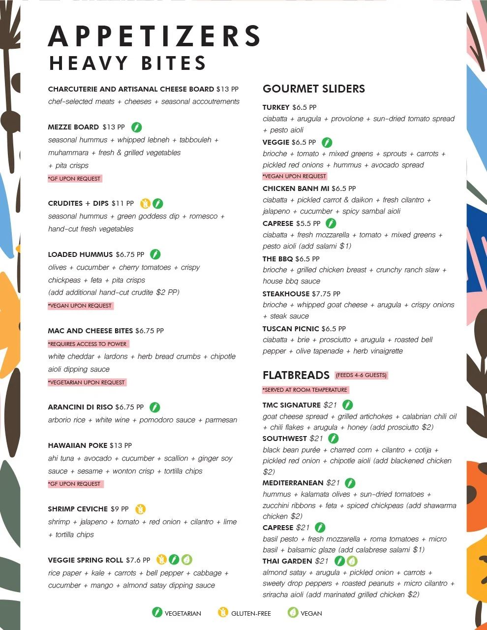 Orange County Private Event Catering — TMC