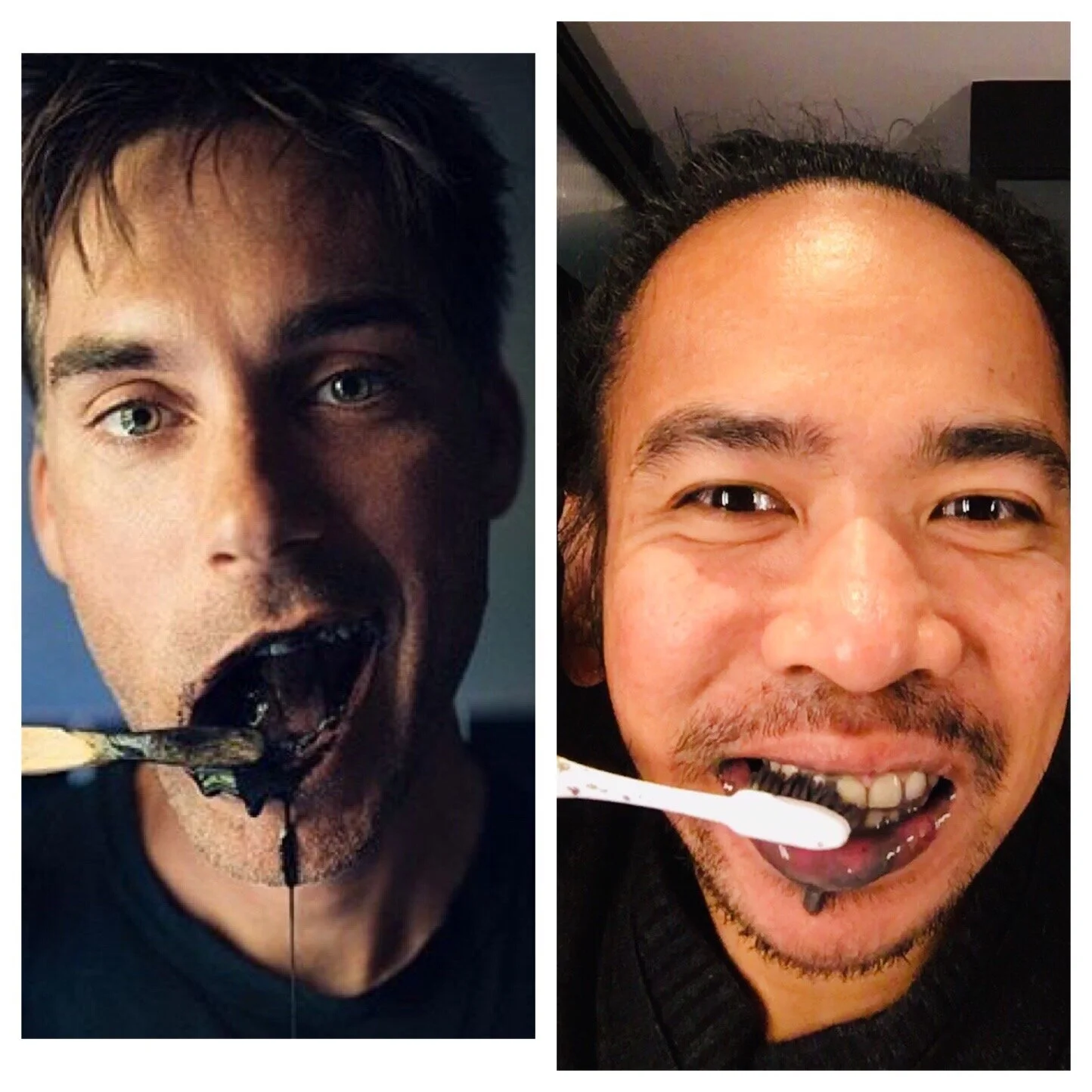 Trying a new toothpaste!