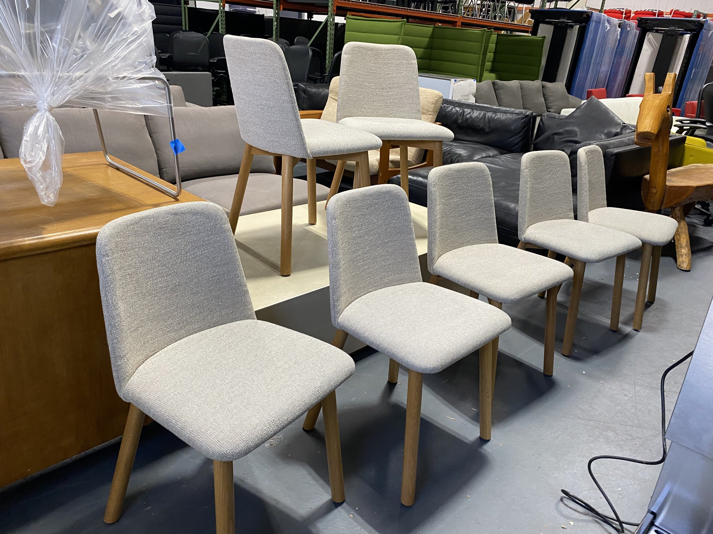 BluDot Fabric Dining Chairs 30 AVAILABLE