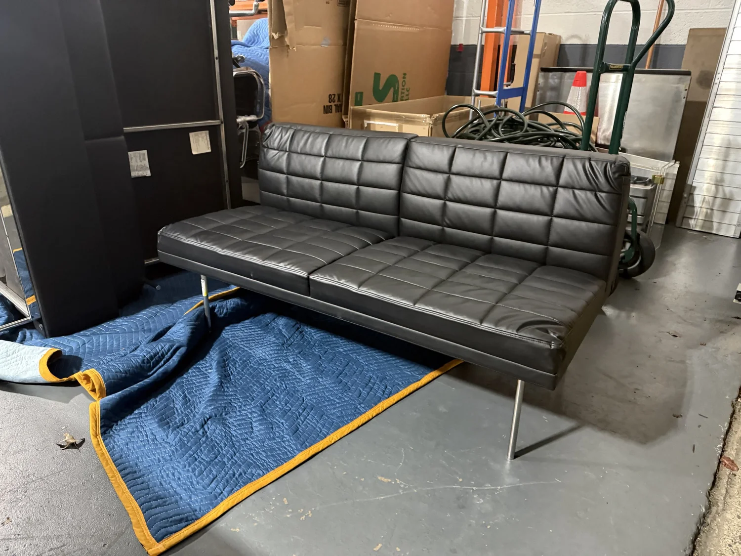 Herman Miller Geiger Tuxedo Armless Loveseats — WANNASOFA