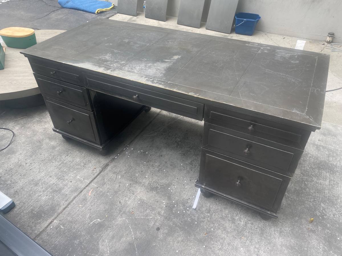Restoration Hardware Metal Desk WANNASOFA