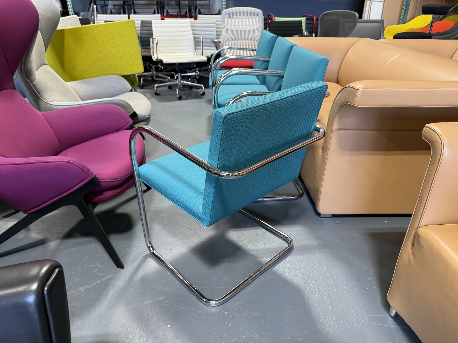 Knoll Brno Tubular Arm Chairs 15 AVAILABLE — WANNASOFA