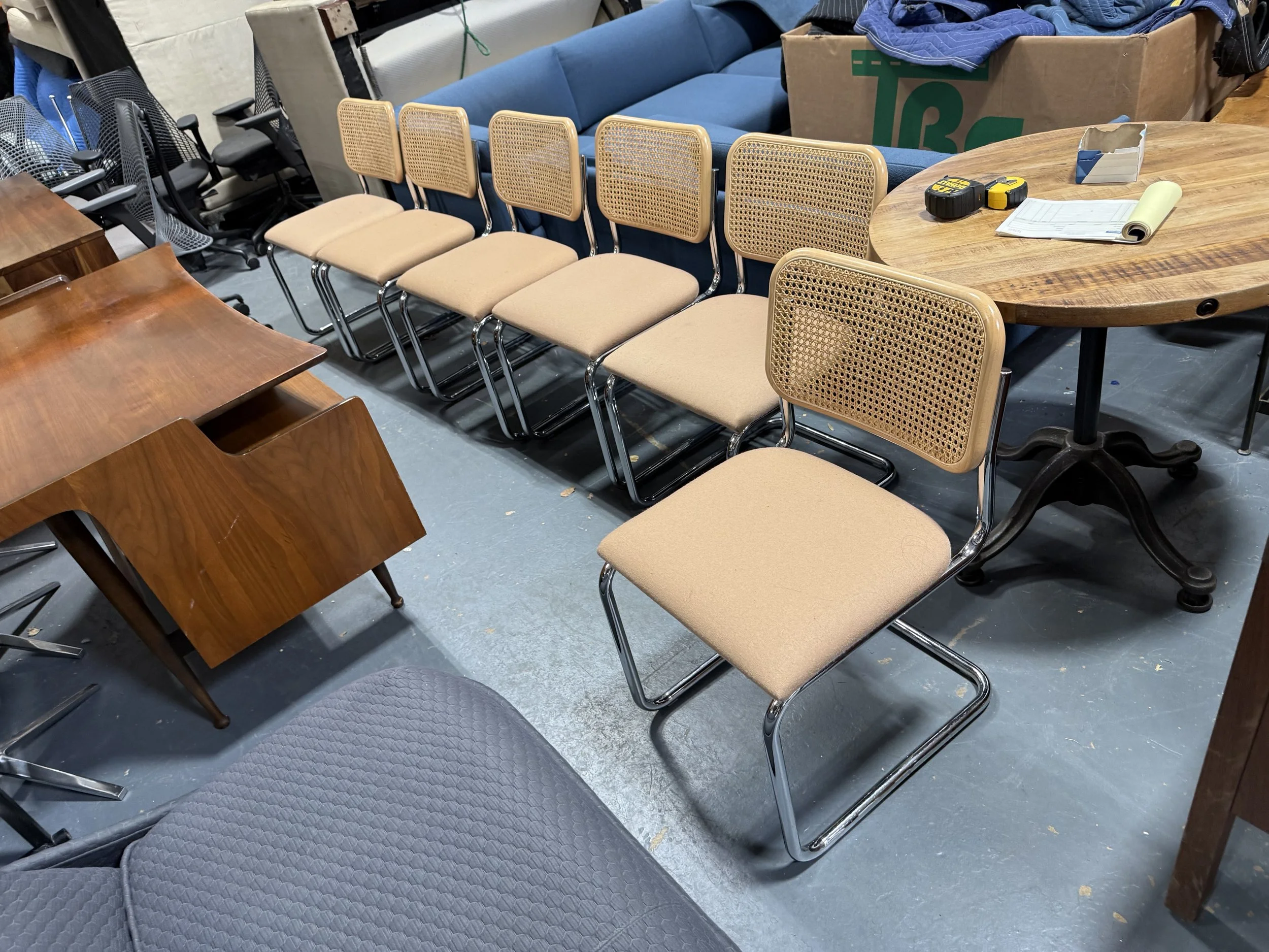 KNOLL Marcel Breuer Cesca Chairs 11 AVAILABLE