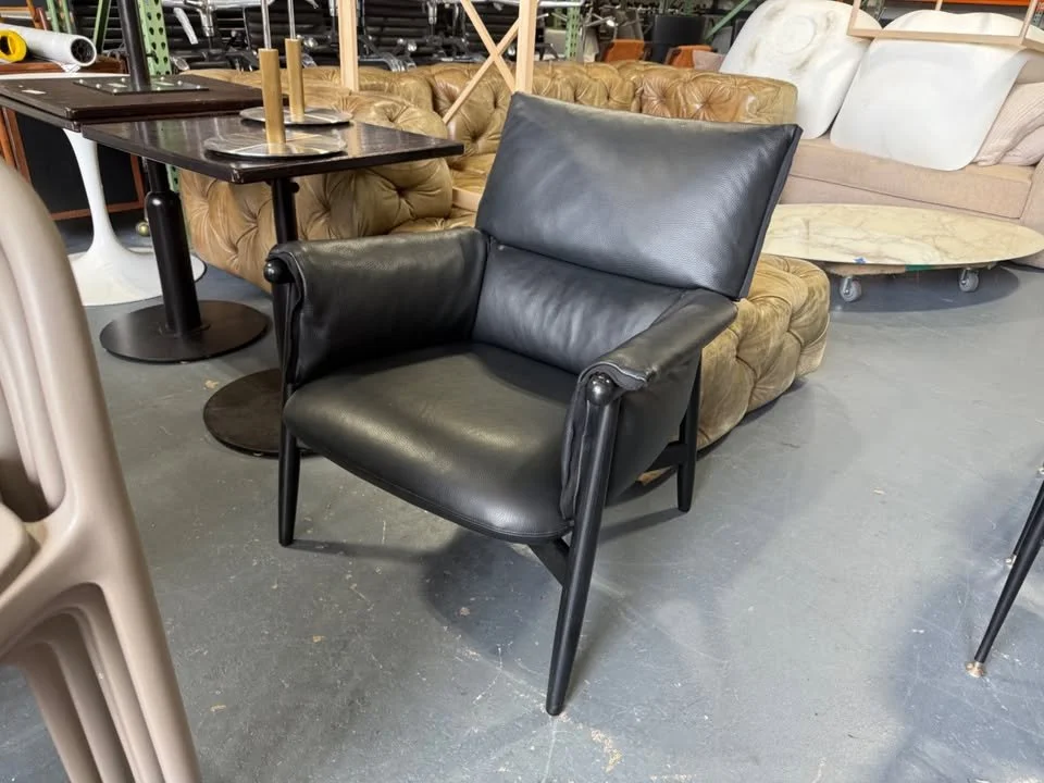 Carl Hansen Embrace Leather Lounge Arm Chair