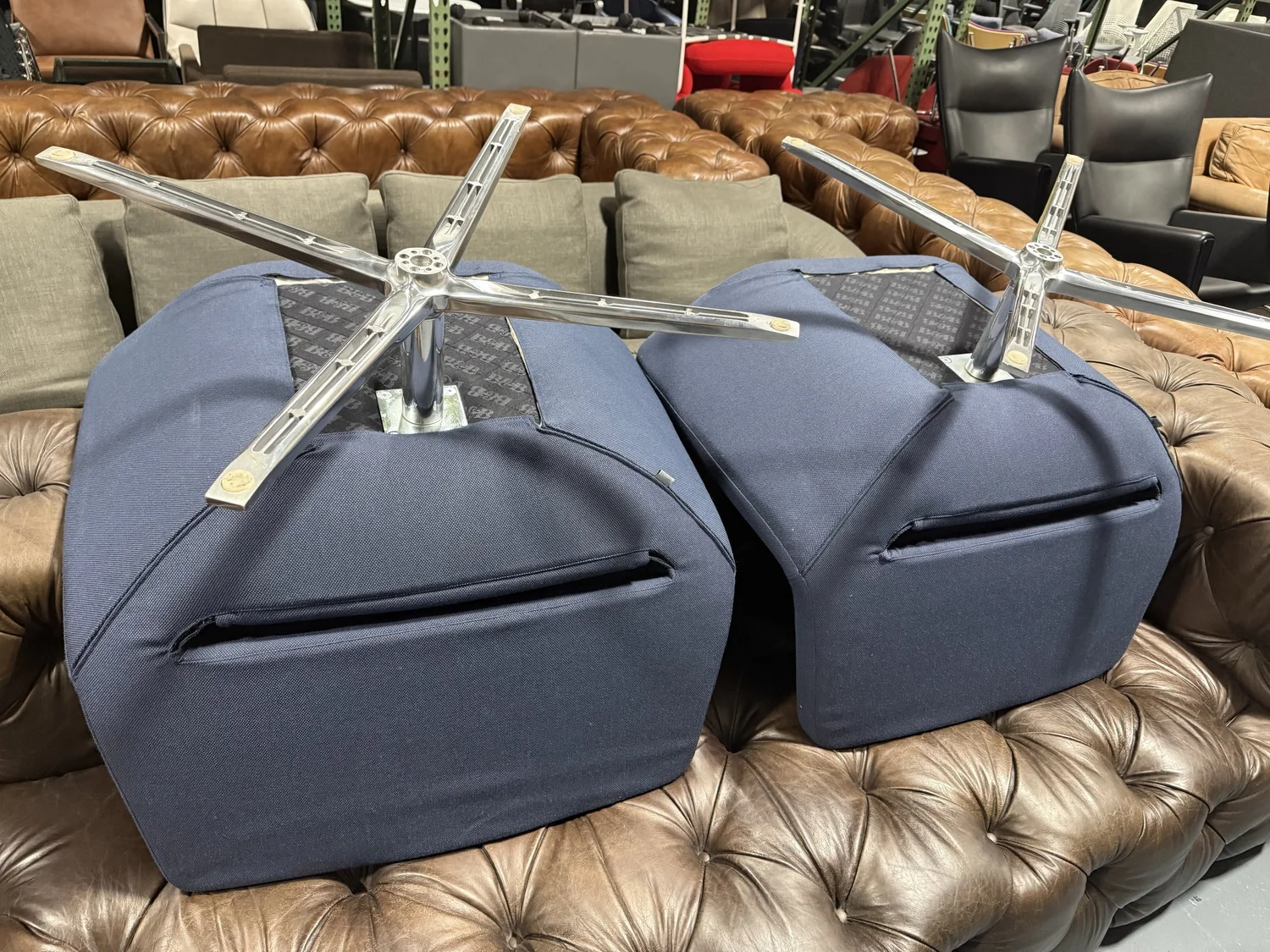 B&B Italia Metropolitan Swivel Lounge Chairs 3 AVAILABLE — WANNASOFA