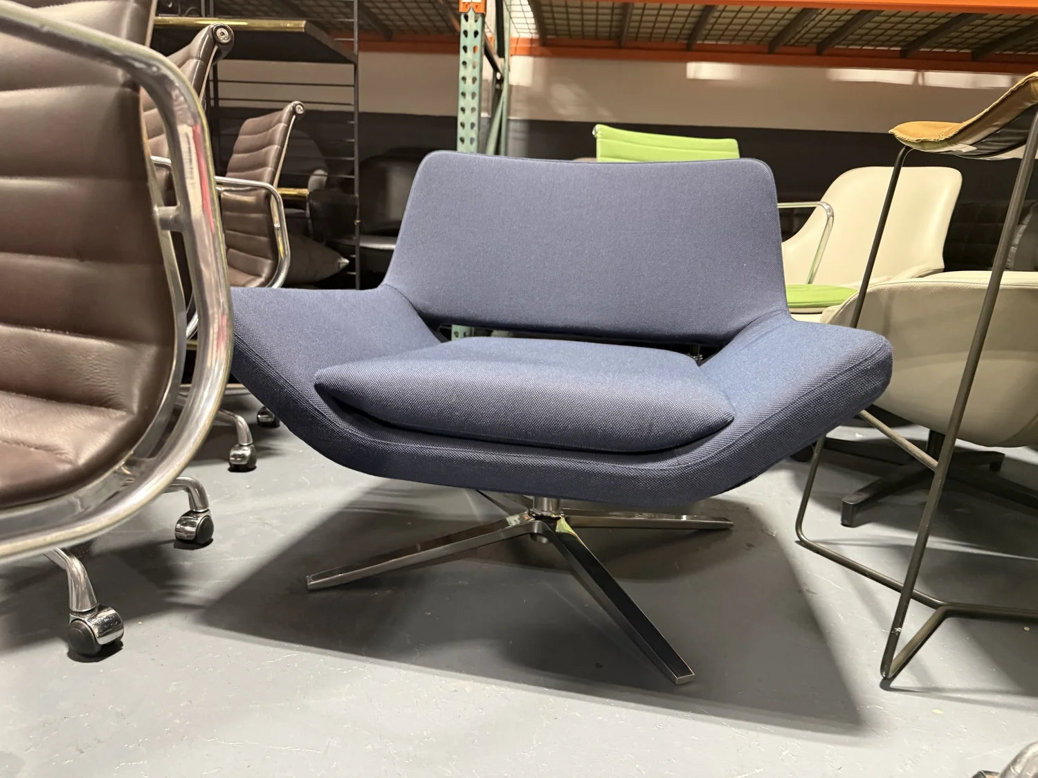 B&B Italia Metropolitan Swivel Lounge Chairs 3 AVAILABLE — WANNASOFA