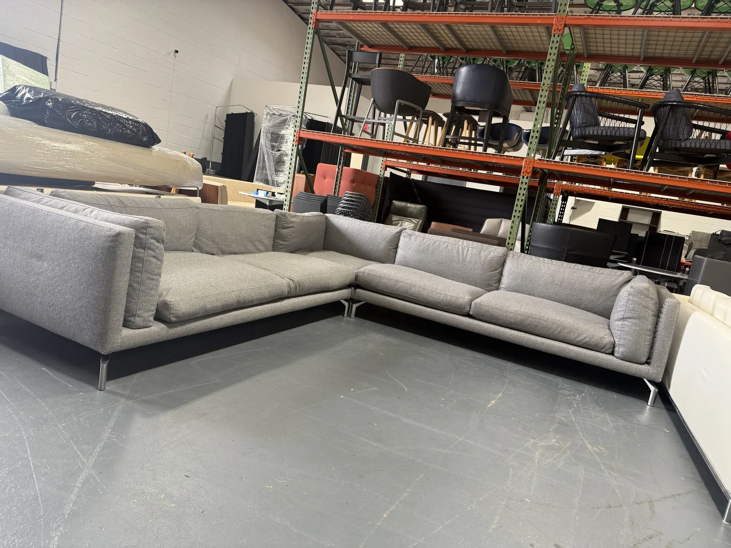 DWR Design Within Reach COMO Full Sectional Sofa 3 PCS — WANNASOFA